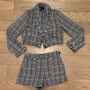 NWT blazer & shorts set